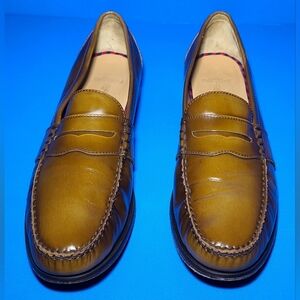 Ralph Lauren Polo Edric Men's Walnut Leather Penny Loafers